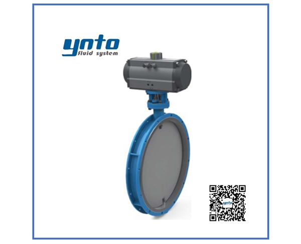 氣動通風蝶閥(對夾式)