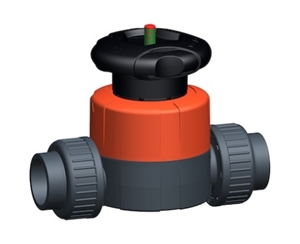 +GF+514型隔膜閥,PVC-U 無硅 帶Rp內螺紋承插端