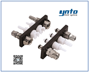 Multi–Mount 多管道面板系列接頭，CPC塑料快速接頭 Multi-Mount Series